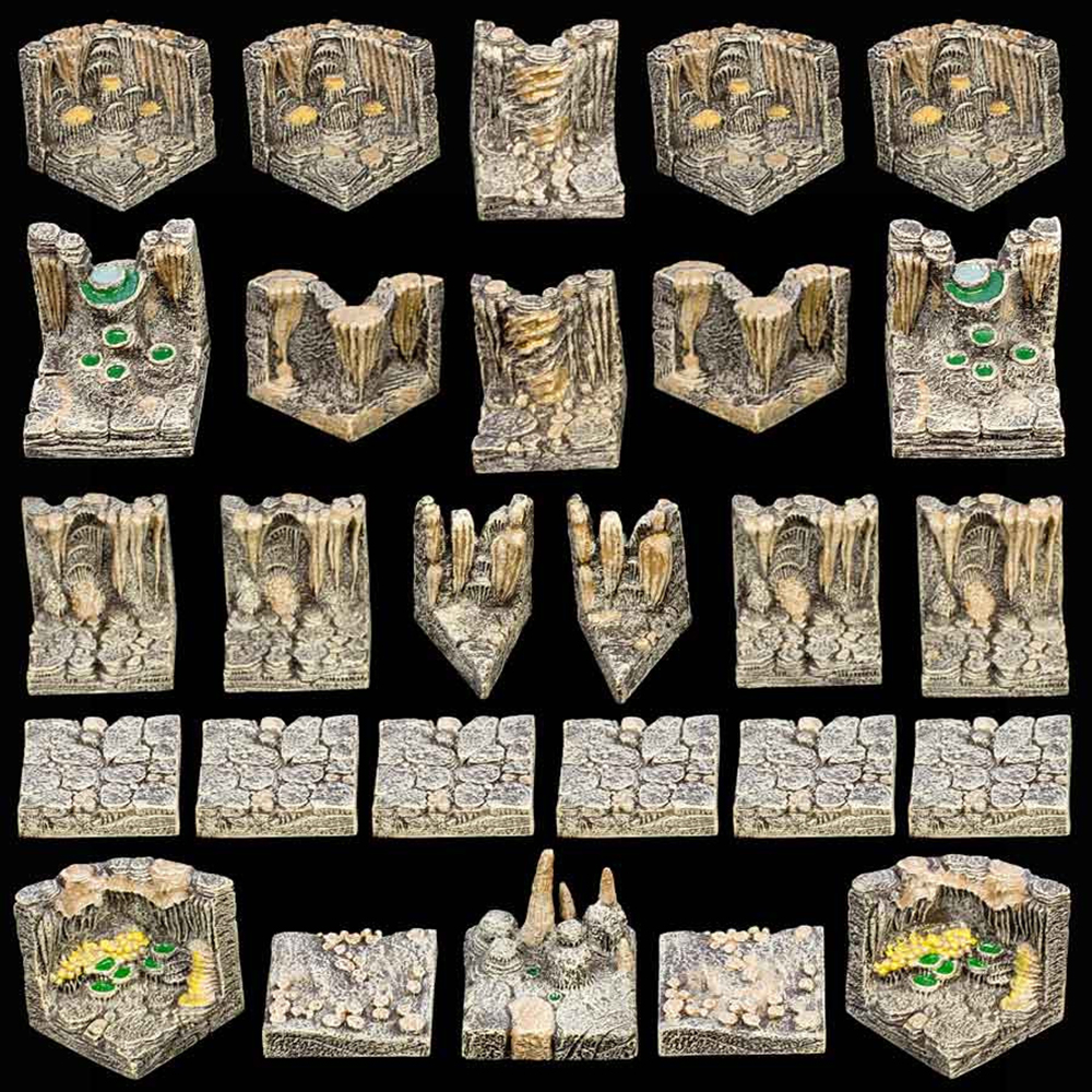 Dwarven Forge Dwarvenite Cavern Varied Floors & Walls GT5-UK