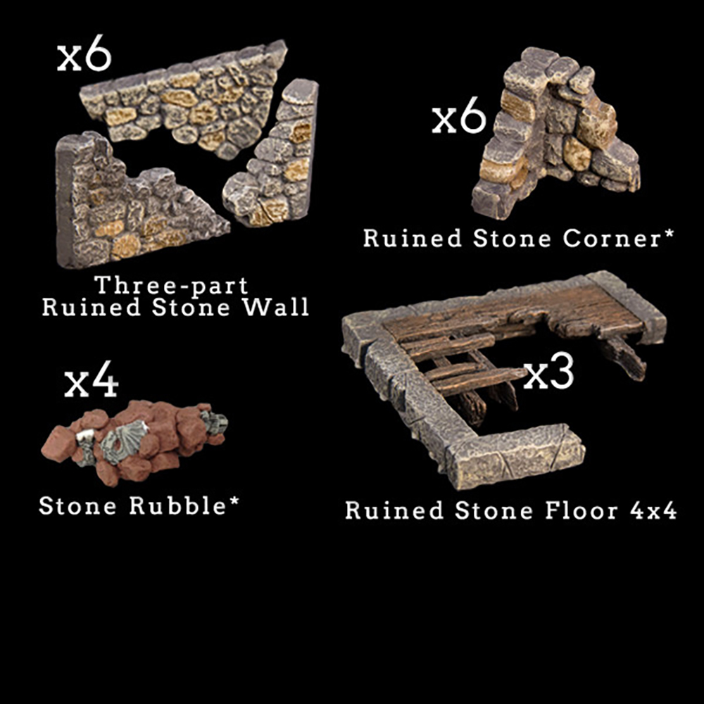 Dwarven Forge Dwarvenite Cities Stone Ruin Add-On SR