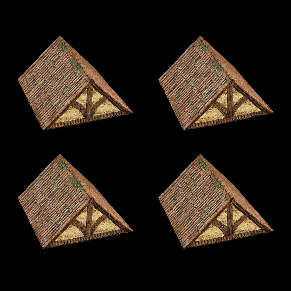Dwarven Forge Dwarvenite Cities Terracotta Roof Pack TRP