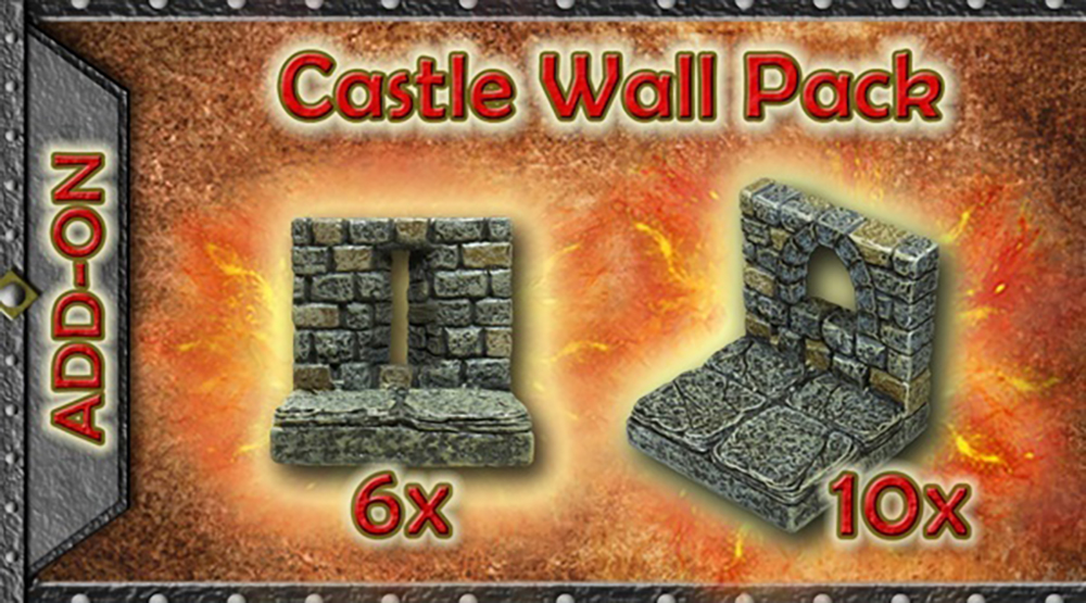 Dwarven Forge Dwarvenite Dungeon Castle Wall Pack GT001-AD06