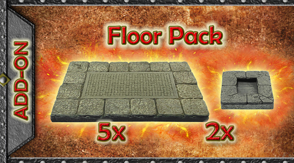 Dwarven Forge Dwarvenite Dungeon Floor Pack GT001-AD03