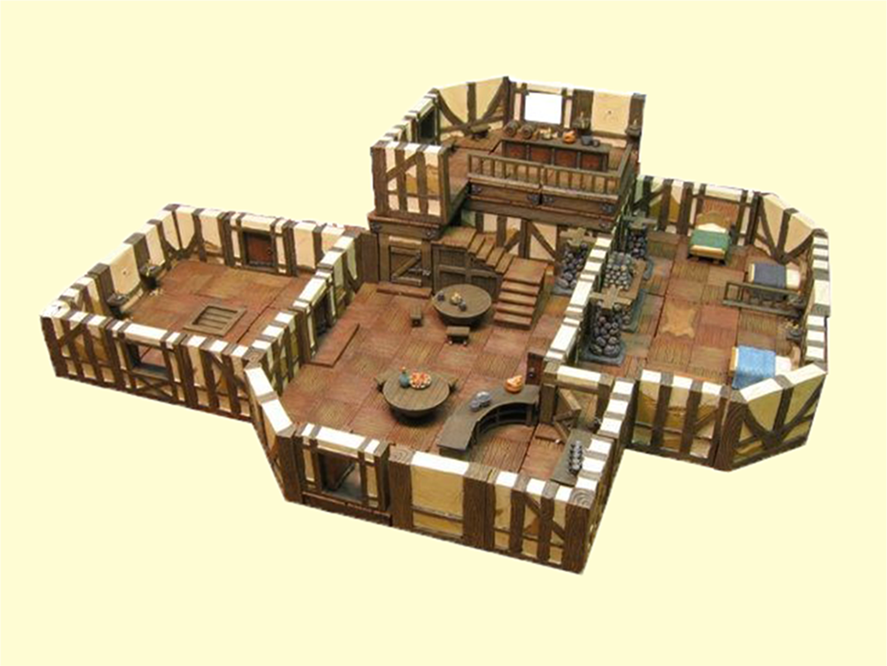Dwarven Forge MM028 Medieval Building Expansion Set
