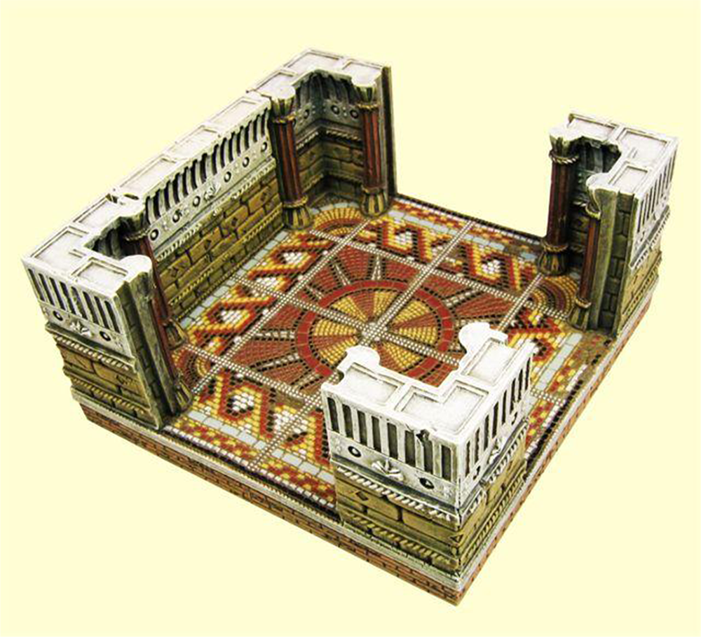 Dwarven Forge MM035B Realm Of The Ancients Set Colored Hall