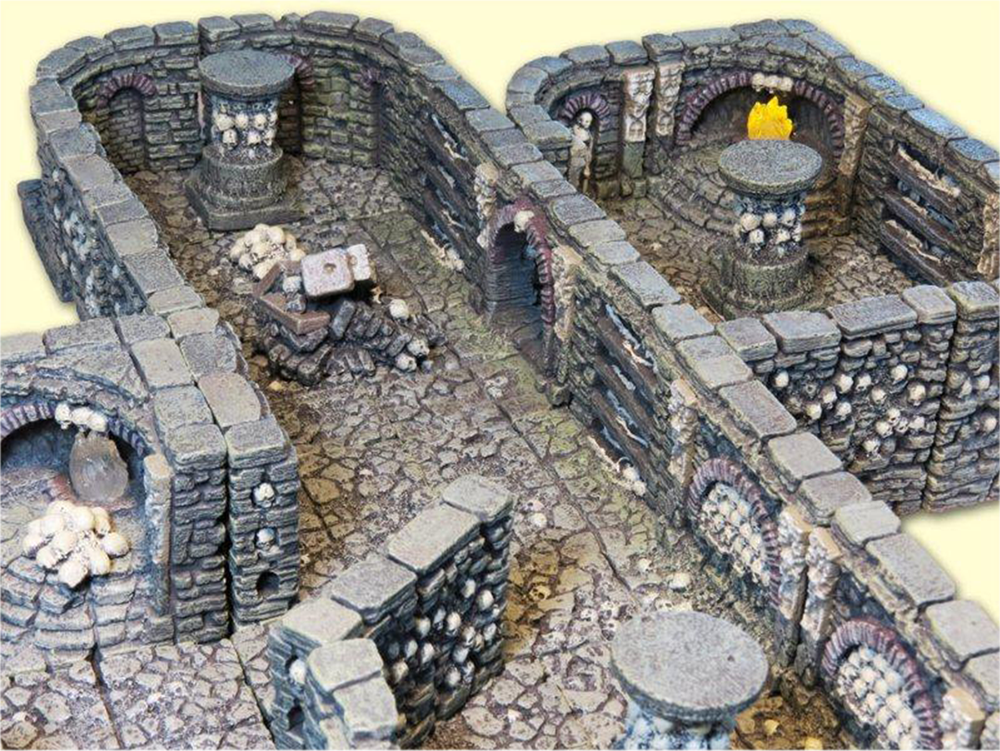Dwarven Forge MM047 Catacombs Set 1