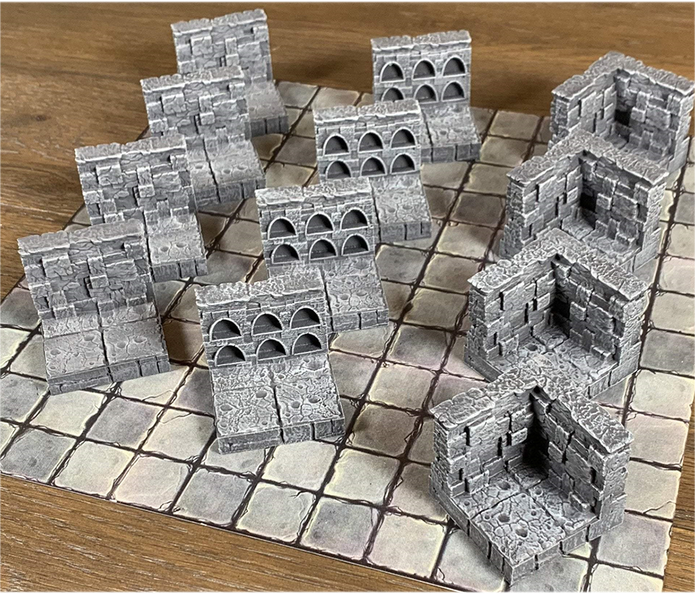 Galladoria Games Burial Chamber Wall Pack