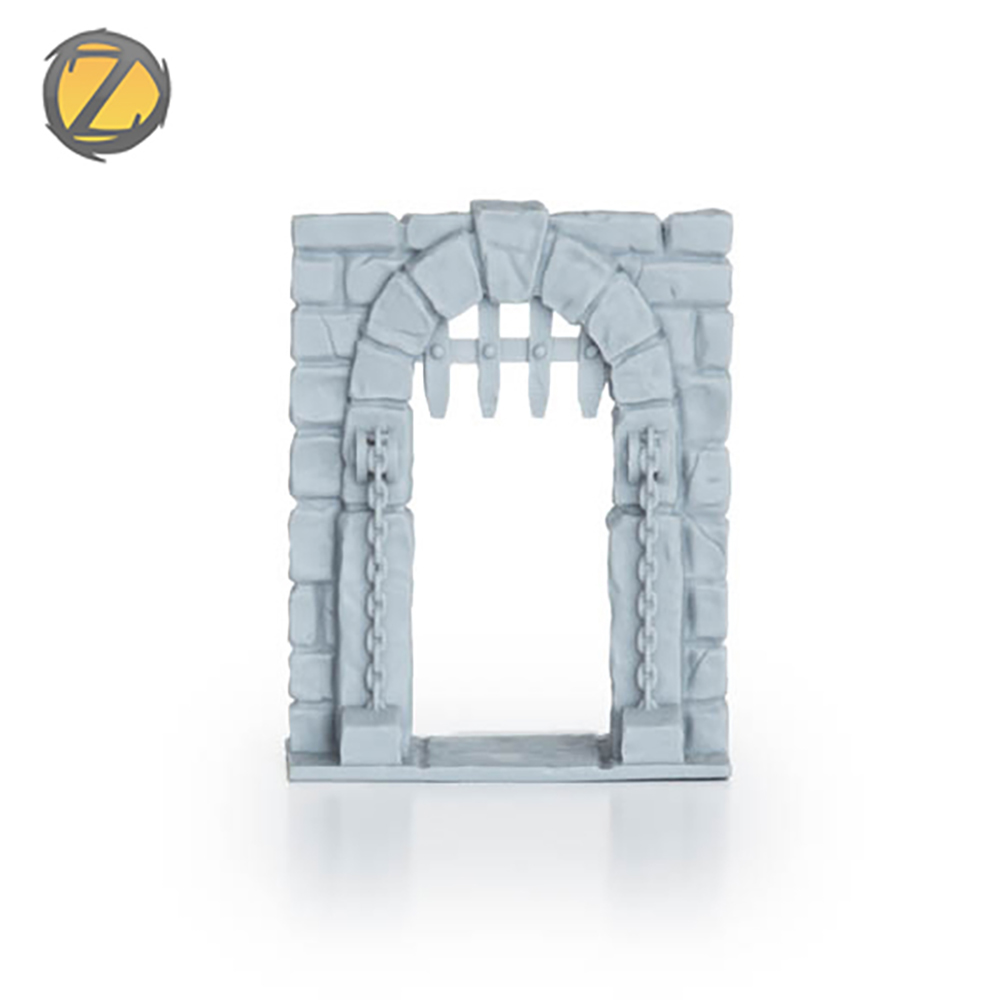 Zealot Miniatures Twisting Catacombs Extended Porticullis Open
