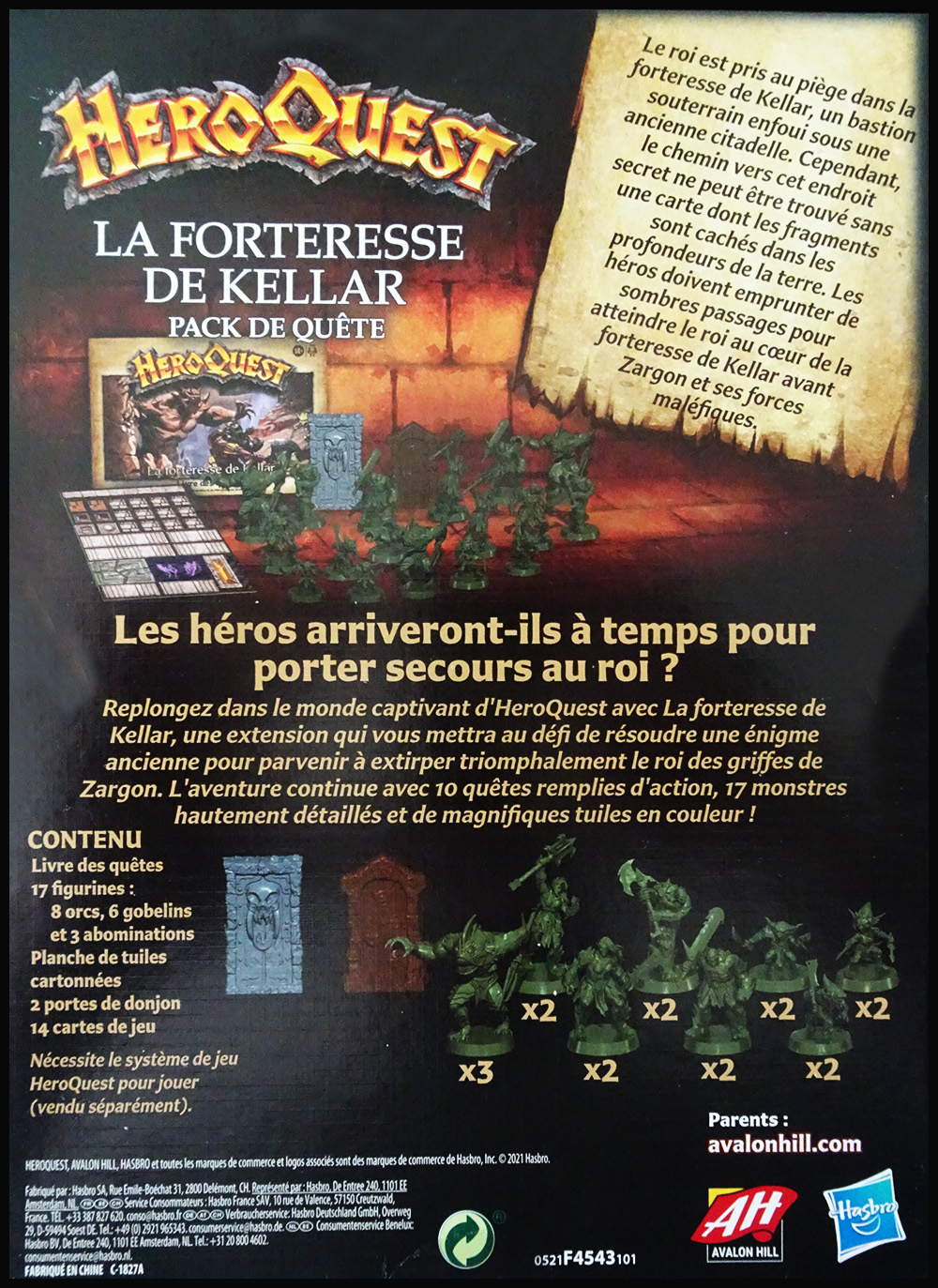 HeroQuest The Quest Is Calling La Forteresse de Kellar