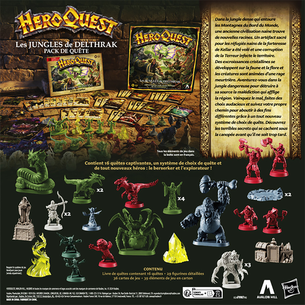 HeroQuest Les Jungles de Delthrak