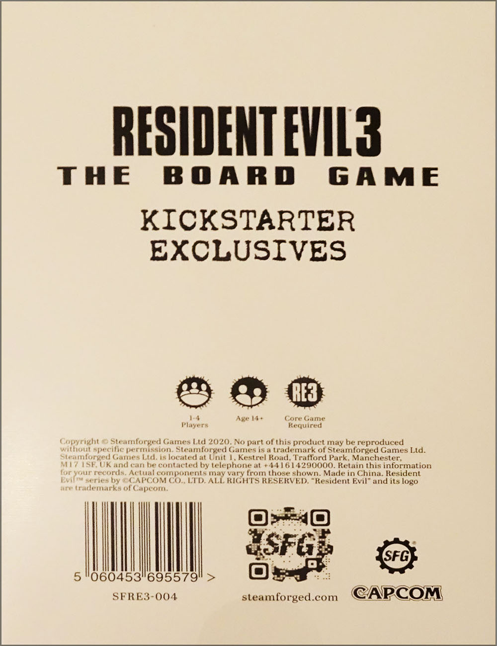 Resident Evil 3 Kickstarter Exclusives Expansion