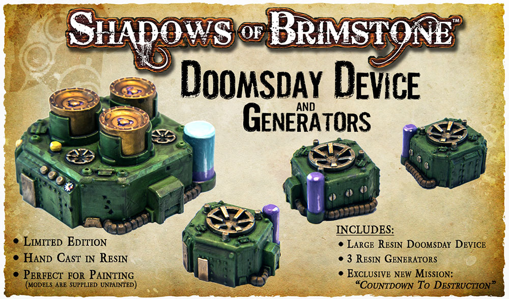 Shadows of Brimstone Doomsday Device & Generators