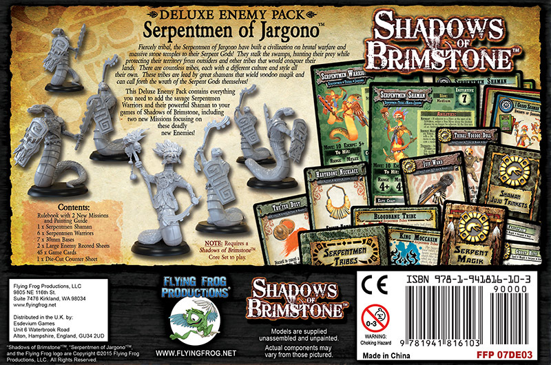 Shadows of Brimstone Serpentmen of Jargono