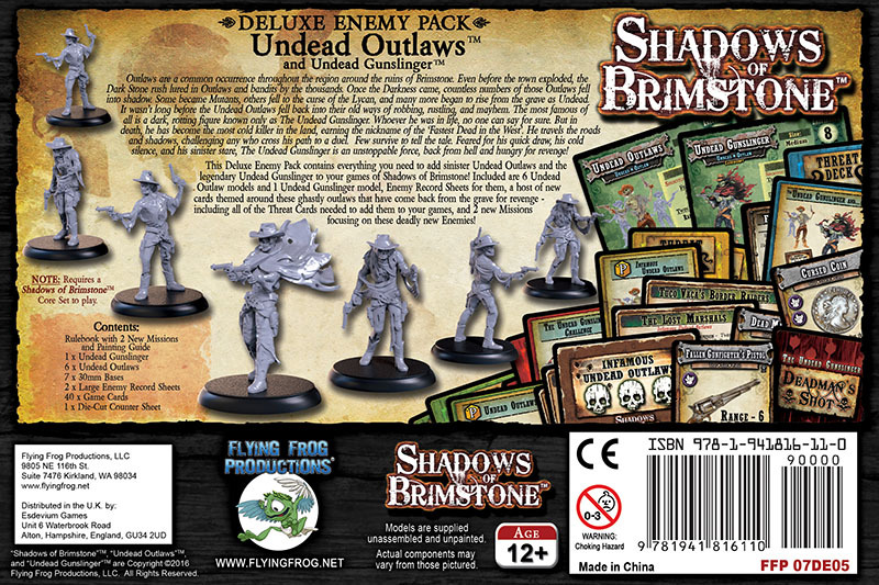 Shadows of Brimstone Undead Outlaws