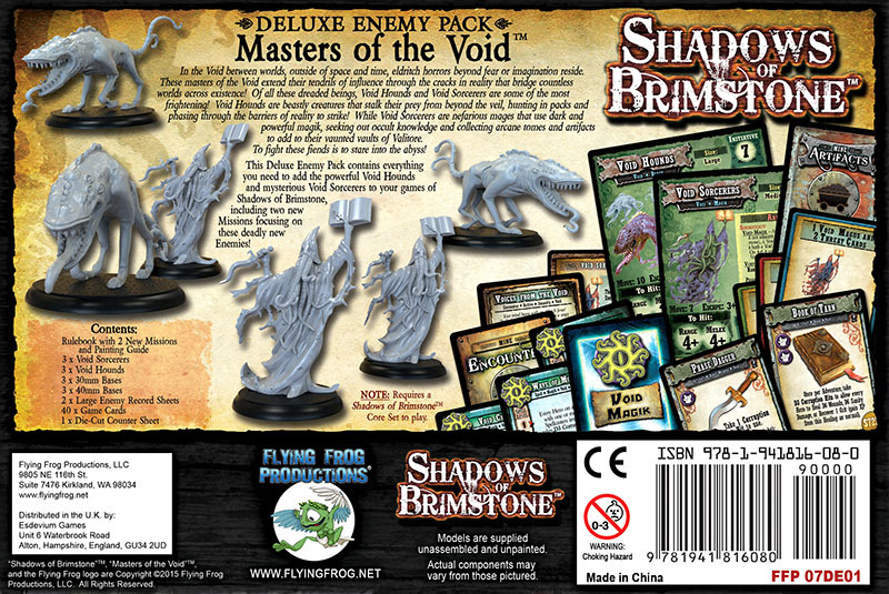 Shadows of Brimstone Masters of the Void