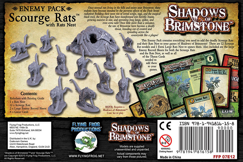 Shadows of Brimstone Scourge Rats