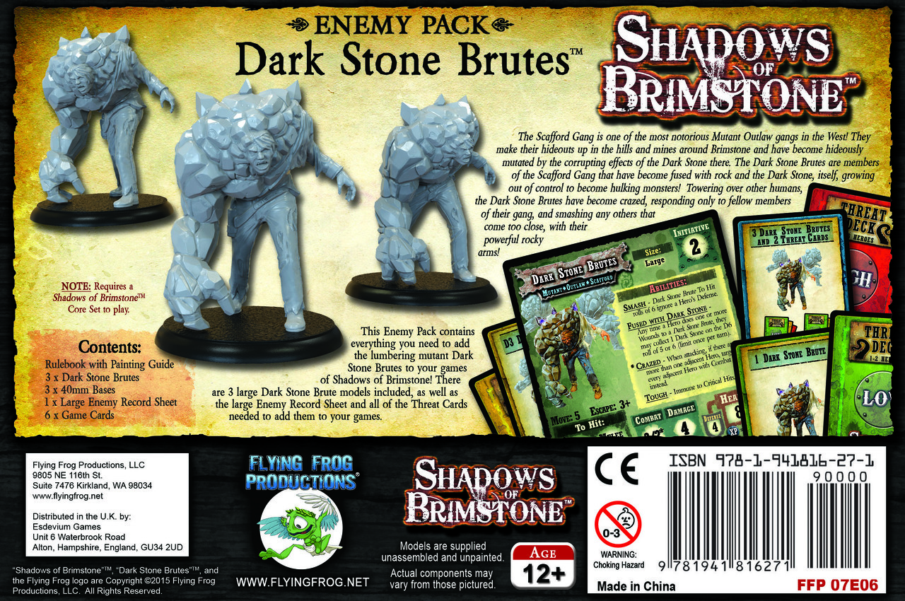 Shadows of Brimstone Dark Stone Brutes