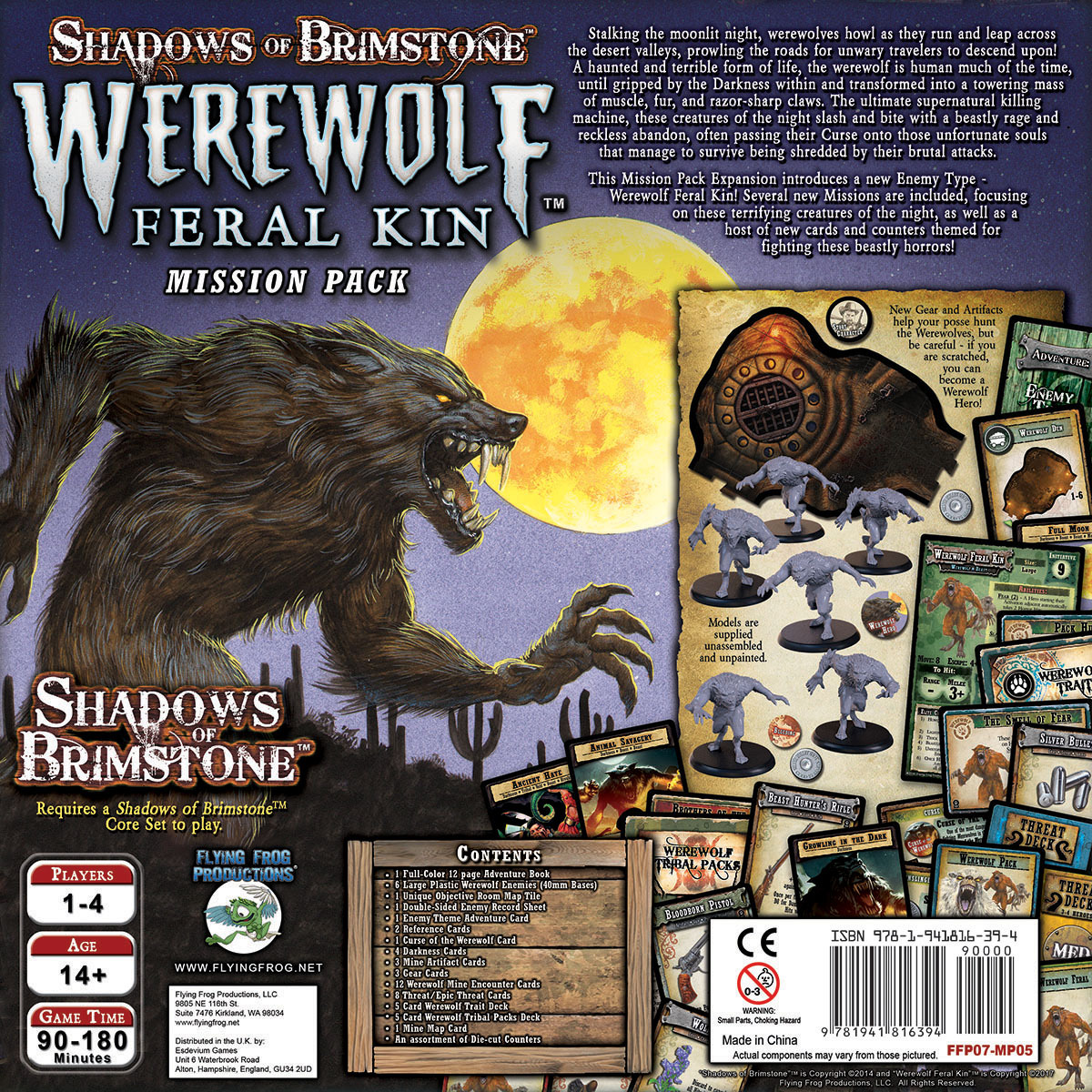 Shadows of Brimstone Werewolf Ferral Kin