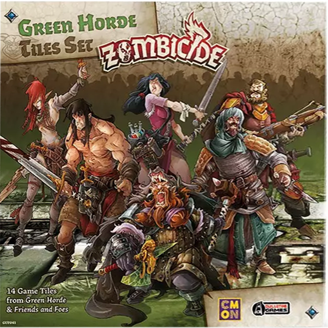 Zombicide Green Horde Game Tiles